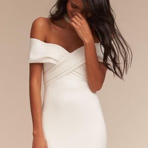 ivory modern wedding dress